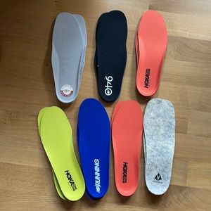 MENS Athletic shoe liners SET of 7 sz 11.5-12.5